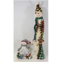 PAPER MACHE 26"H SNOWMAN SOLD WITH HOME & GIFT