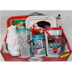 SET OF COCA COLA COLLECTIBLES AND NEW 2006
