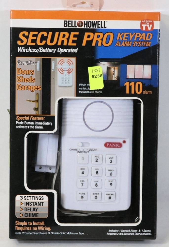 NEW BELL & HOWELL SECURE PRO ALARM SYSTEM