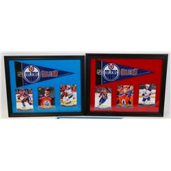 LOT OF 2 CONNOR MCDAVID FRAMED CARD PICTURE.
