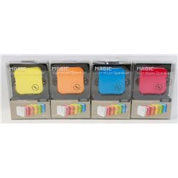 LOT OF 4 MAGIC VIBRATION SPEAKERS