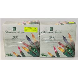2 NEW BOXES OF MINI CHRISTMAS LIGHTS