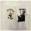 Image 1 : LOT OF 2 SHIRTS INCL XLARGE WHITE POLITICAL PARTY
