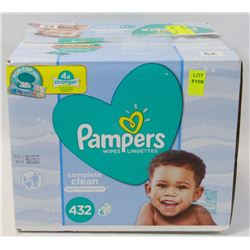 432PC CASE OF PAMPERS WIPES