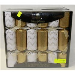 BUNDLE OF 4 TOM SMITH CHRISTMAS CRACKERS