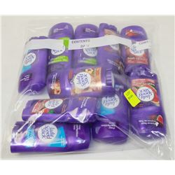 BAG OF ASSORTED LADY SPEED STICK