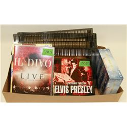 ESTATE FLAT OF CD'S, CD HOLDER AND MORE