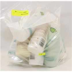 BAG OF ASSORTED LIVE CLEAN SHAMPOOS AND