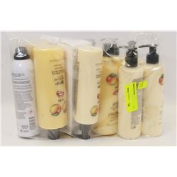 BAG OF ASSORTED SANCTUARY SPA BODY LOTIONS