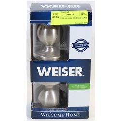 NEW WEISER KNOB, PASSAGE DOOR