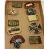 Image 1 : LOT OF 10 BELT BUCKLES INCLUDING CAT & MORE
