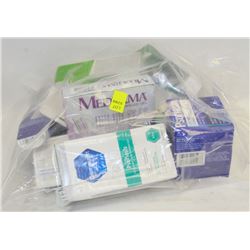 BAG OF DERMAKELM AND OTHER SKIN CREAMS