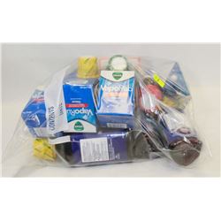 BAG OF COUGH AND COLD RELIEF INCLUDING VICKS,