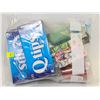 Image 1 : BAG OF Q-TIPS, SCENTED CANDLES, BAND AIDS, AND