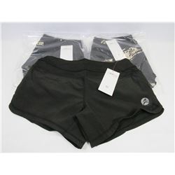 THREE NEW WOMENS WORK OUT SHORTS SIZE XS