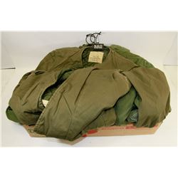LOT OF 4 PC MILITARY JACKET LINER