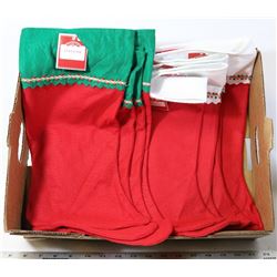 FLAT OF CHRISTMAS STOCKINGS