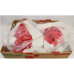 FLAT W/ 9 NEW CHRISTMAS HATS