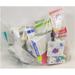 BAG OF ASSORTED OVER THE COUNTER MEDICINE INCLUDING