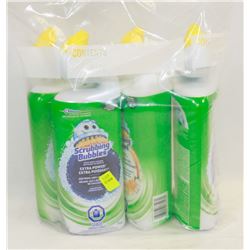 BAG OF ASSORTED SCRUBBING BUBBLES CLEANERS