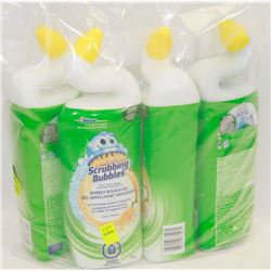 BAG OF ASSORTED SCRUBBING BUBBLES CLEANERS