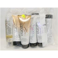 BAG OF ASSORTED VITABATH BODY WASHES AND MORE