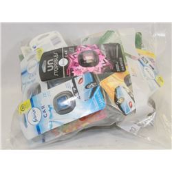BAG OF ASSORTED CAR AIR FRESHENERS