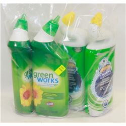 BAG OF ASSORTED CLEANERS