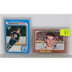 REPRINT WAYNE GRETZKY ROOKIE CARD & REPRINT
