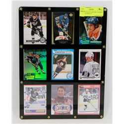 9 WAYNE GRETZKY HOCKEY CARDS**SOME REPRINTS