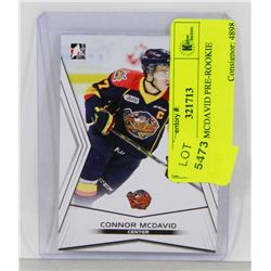 CONNOR MCDAVID PRE-ROOKIE CARD