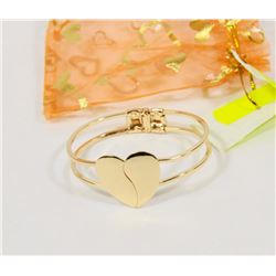 NEW FASHION LADY ELEGANT HEART BANGLE WRISTBAND