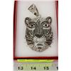 Image 1 : LARGE RHINESTONE PANTHER PENDANT