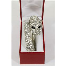 GEMSTONE CHEETAH FASHION BRACELET -