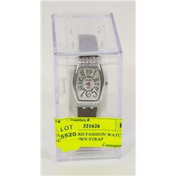 NEW DAYBIRD FASHION WATCH, LADIES, BROWN STRAP