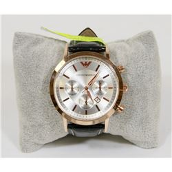 EMPORIO ARMANI CHRONOGRAPH WATCH WITH STAINLESS