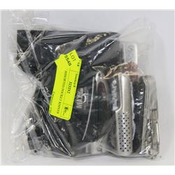 BAG OF ASSORTED POCKET KNIVES