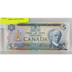 1979 CANADIAN 5 DOLLAR BILL