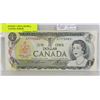 Image 1 : 1973 CANADIAN 1 DOLLAR BILL, UNCIRCULATED, POKER