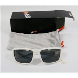 SPY DIRK MATTE WHITE/ GREY SUNGLASSES (MODEL: