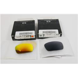 LOT OF 2 OAKLEY CRANKSHAFT REPLACEMENT LENSES