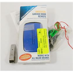 HIM/HERS CHAMBERLAIN UNIVERSAL GARAGE DOOR REMOTE.