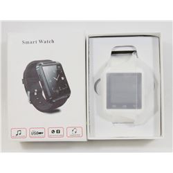 WHITE SMART WATCH.