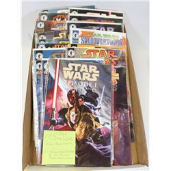 17 STAR WARS  ASSORTED COMICS, EPISODE 1  AND