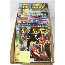 22 DC COMICS ASSORTED- BIRDS OF PREY, SUPER GIRL