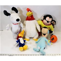LOT OF VINTAGE 50'S CARTOON STUFFIES