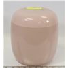 Image 1 : ROSE COLOR STONE LIDDED JAR/URN 9" TALL