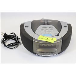 DURABAND CD RADIO DUAL ALARM CLOCK