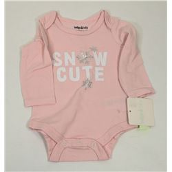 0-3 MONTH INDIGO ONESIE