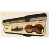 Image 1 : PATRICK 3/4 DARK NATURAL VIOLIN WITH SHOULDER REST